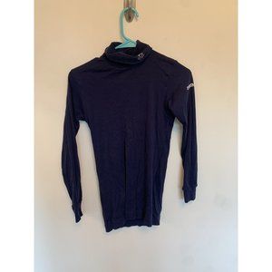 Descente Ski Turtleneck pullover navy blue mens size S vintage